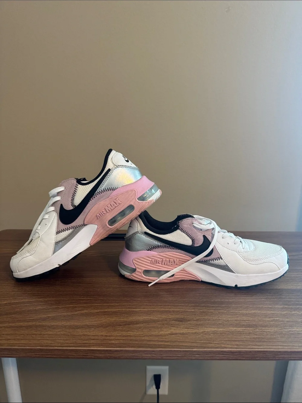 Nike Wmns 8.5 Air Max Excee White Light Arctic Pink - Picture 3 of 7